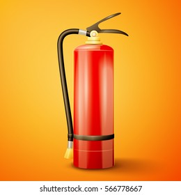 Red Fire Extinguisher