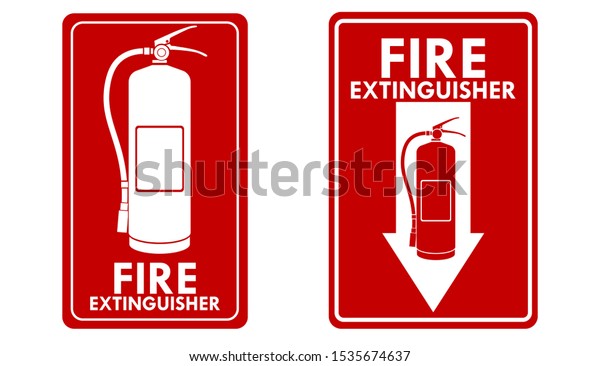 fire extinguisher label