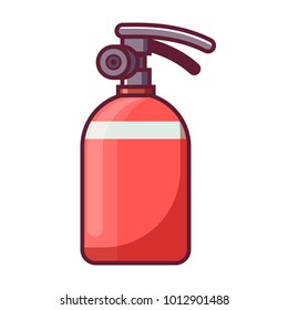 Red Fire Extinguisher Vector Icon Flat Stock Vector Royalty Free Shutterstock