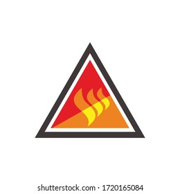 Rote Feuer-Flachsymbole und Piktogramme einzeln auf weißem Hintergrund für Gefahrenkonzept oder Logo-Design