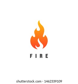 Red Fire Logo Inspirations Template
