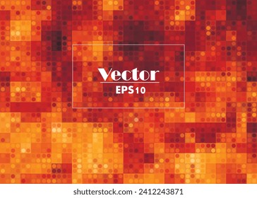 Red Fire sparks vector flying up. Burning glowing particles. Flame of fire with sparks in the air over a dark night. Firestorm texture. Isolated on a black transparent background.
