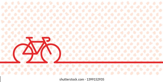 Red flag banner Bicycle race tour Sport icon Cyclist t shirt Cycling symbol Funny vector bike Polka dot jersey Sports for Italia or France Finish symbol Comic clipart cartoon Line pattern logo