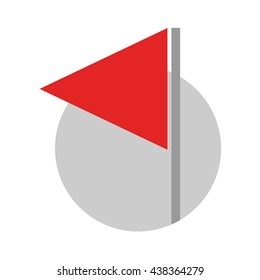 red flag icon