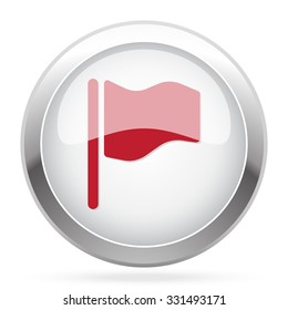 Red Flag icon on chrome web button