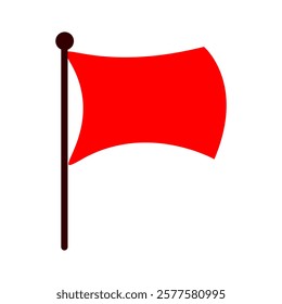 red flag icon, flag sign, emoji flag
