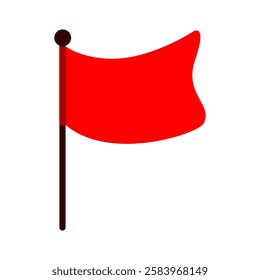 red flag icon, flag sign, emoji flag