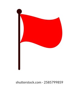 red flag icon, flag sign, emoji flag