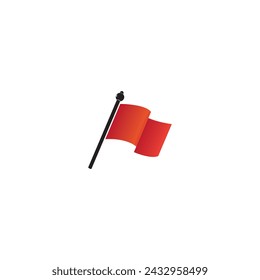 La bandera roja simboliza el coraje y la bandera simboliza la libertad 