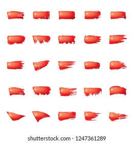 The red flag of the USSR. Vector illustration on white background