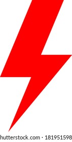 Red flash as symbol for danger