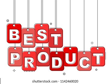 red flat line tag best product