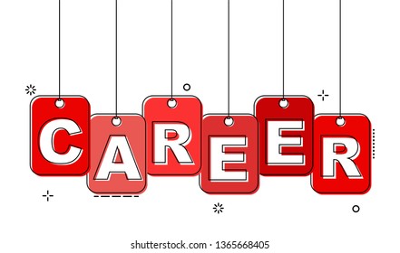 red flat line tag career