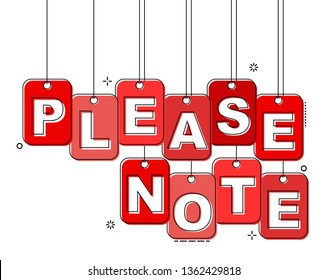 red flat line tag case please note