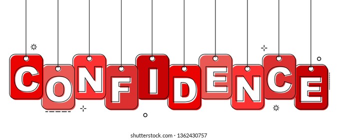 red flat line tag confidence