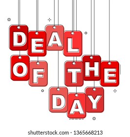 red flat line tag deal of the day