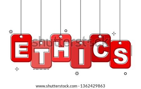 red flat line tag ethics