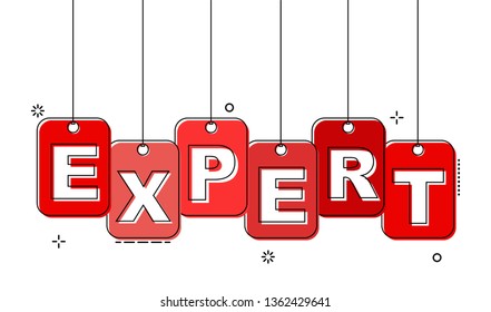 red flat line tag expert