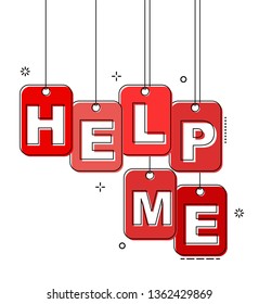 red flat line tag help me