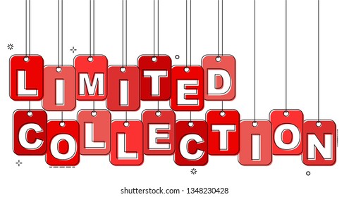red flat line tag limited collection