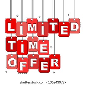 red flat line tag limited time offer
