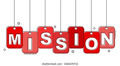 red flat line tag mission