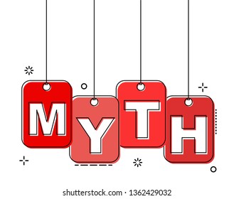 red flat line tag myth