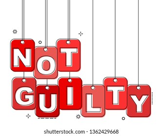 red flat line tag not guilty