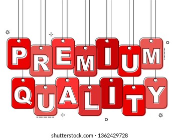 Red Flat Line Tag Premium Quality Stock Vector (Royalty Free ...