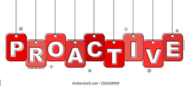 red flat line tag proactive