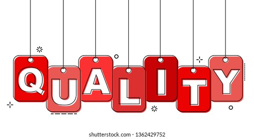 red flat line tag quality