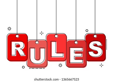 red flat line tag rules