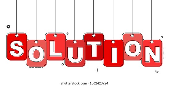 red flat line tag solution