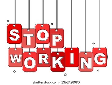 red flat line tag stop working