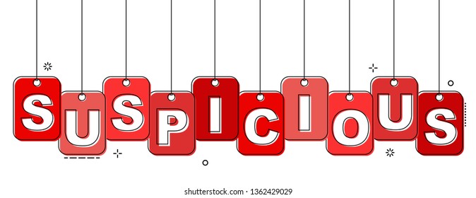 red flat line tag suspicious