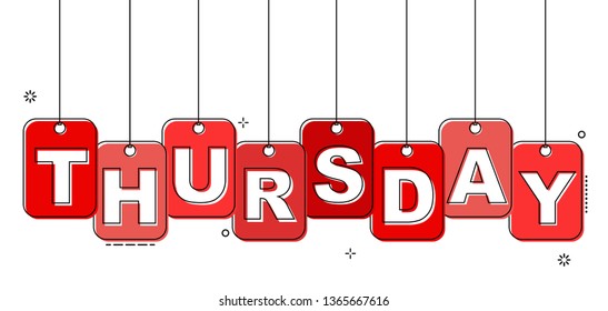 red flat line tag thursday