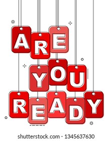 red flat line tag are you ready