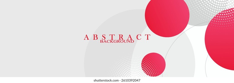 Red flat shape and white fluid blob, grey liquid stain and red geometric form. Set of isolated abstract white spot with gradient or dynamic color. Background for card or template design for flyer