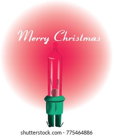 red flicker Merry Christmas