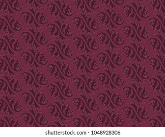Red Floral Background