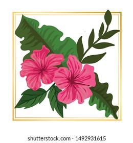 Red Floral Flower Vintage Vector Leaf Nature Illustration Design Elements