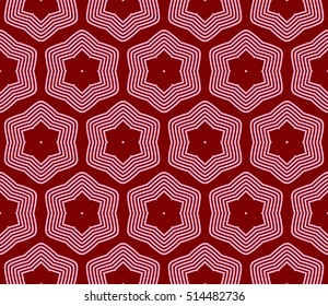 red floral on sacred geometry pattern. vector illustration. for design invitation, wallpaper, fabric