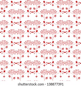 Hermoso fondo de patrón floral sin fisuras