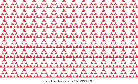  Red floral pattern. vectorial illustration