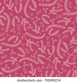 Red floral texture seamless
