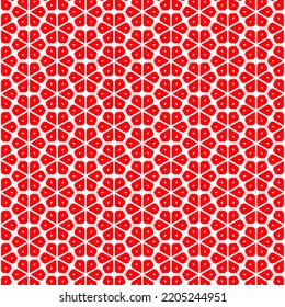 Red Floral Texture Shape Tiles Textile Banner Carpet Wrapping Paper Print Fabric Clothes Fashion Background Backdrop Wallpaper Interior Design Decorative Elements Laminates Vector Geometrical Pattern