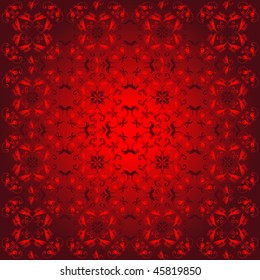 red floral vector wallpaper.