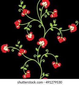 red flower background