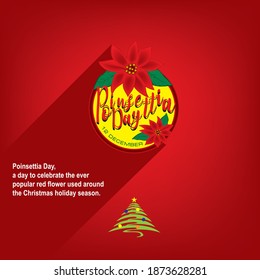 Red Flower Day is celebrated on Christmas Eve - Poinsettia Day
