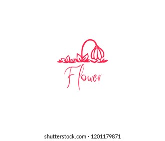 red flower logo
